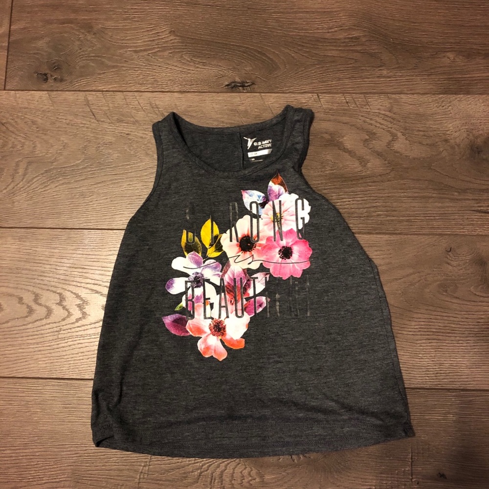Sports tank top floral